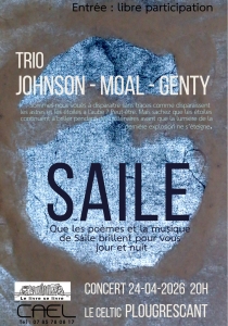 Concert: TRIO Johnson-Genty-Moal: "Sáile"